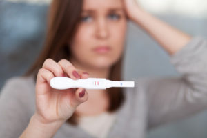 This girl received a false-positive pregnancy test.